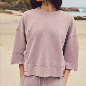 Zara Mauve Short Sleeve Tee Size S